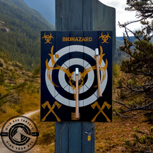 Load image into Gallery viewer, Toxic Yellow Wild Buck Attack Axe Throwing Target