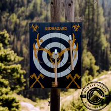 Load image into Gallery viewer, Toxic Yellow Wild Buck Attack Axe Throwing Target