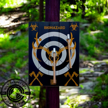 Load image into Gallery viewer, Toxic Yellow Wild Buck Attack Axe Throwing Target
