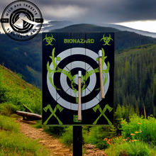 Load image into Gallery viewer, Toxic Green Wild Buck Attack Axe Throwing Target