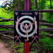 Load image into Gallery viewer, Toxic Pink Wild Buck Attack Axe Throwing Target