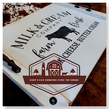 Load image into Gallery viewer, Milk & Cream Stove Top Cover