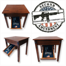 Load image into Gallery viewer, Mocha Tactical Gun Concealment End Table / Nightstand