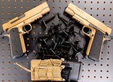 Load image into Gallery viewer, Deluxe Charred US Marine Flag Handgun Concealment Wall Art