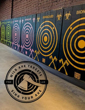 Load image into Gallery viewer, Toxic Yellow Wild Buck Attack Axe Throwing Target