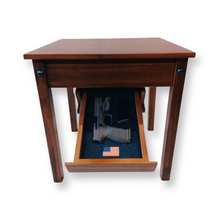 Load image into Gallery viewer, Mocha Tactical Gun Concealment End Table / Nightstand