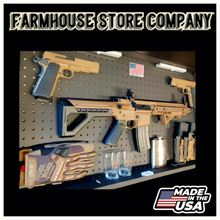 Load image into Gallery viewer, Large Charred Deluxe American Gun Concealment Flag Wall Art 2.0