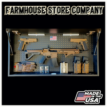 Load image into Gallery viewer, Large Charred Deluxe American Gun Concealment Flag Wall Art 2.0