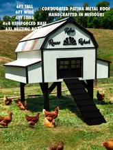 Load image into Gallery viewer, Free Range Premium Handcrafted Dutch Style Gambrel Barndominium/Bunkhouse Chicken Coop & Enclosed Run Options