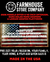 Load image into Gallery viewer, Gun Concealment Flag Deluxe Wall Art Charred Black Come And Take It Design