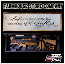 Load image into Gallery viewer, All Together Long Rifle Gun Concealment Flag Wall Art