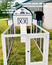 Load image into Gallery viewer, Free Range Premium Handcrafted Dutch Style Gambrel Barndominium/Bunkhouse Chicken Coop & Enclosed Run Options