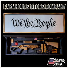 Load image into Gallery viewer, We The People Long Rifle Gun Concealment Flag Wall Art