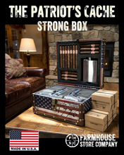 Load image into Gallery viewer, The Patriot's Cache Strong Box Old Glory & US Army Design