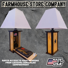 Load image into Gallery viewer, Farmhouse Gun Concealment Lamp
