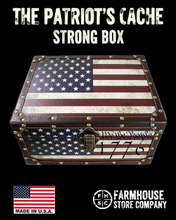 Load image into Gallery viewer, The Patriot's Cache Strong Box Old Glory Design