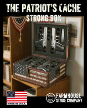 Load image into Gallery viewer, The Patriot's Cache Strong Box Old Glory & US Army Design