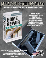 Load image into Gallery viewer, Gun Safe Book Home Repair Design Tactical StealthBook