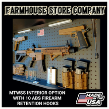 Load image into Gallery viewer, Gun Concealment Flag Deluxe Wall Art Charred White US Map Design