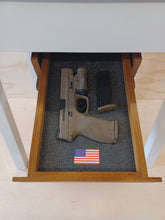 Load image into Gallery viewer, Mocha Tactical Gun Concealment End Table / Nightstand