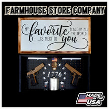 Load image into Gallery viewer, My Favorite Place Concealment Wall Art