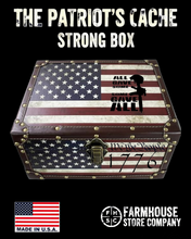Load image into Gallery viewer, The Patriot's Cache Strong Box Old Glory & Some Gave All Design