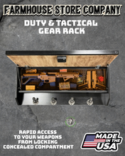 Load image into Gallery viewer, Deluxe Thin Green Line Flag Tactical Duty Gear Rack With Gun Concealment