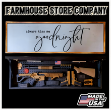 Load image into Gallery viewer, Goodnight Long Rifle Gun Concealment Flag Wall Art