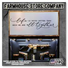 Load image into Gallery viewer, Gun Concealment Flag Deluxe Wall Art Charred White All Together Design