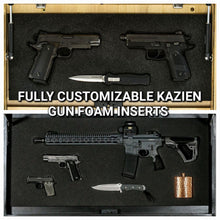 Load image into Gallery viewer, Timber Framed Deluxe Gun Concealment American Flag Coffee Table