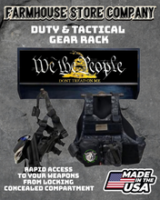 Load image into Gallery viewer, Deluxe WTP & Gadsden Snake Tactical Duty Gear Rack With Gun Concealment