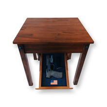 Load image into Gallery viewer, Mocha Tactical Gun Concealment End Table / Nightstand