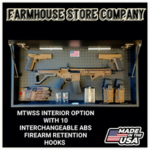 Load image into Gallery viewer, Gun Concealment Flag Deluxe Wall Art BATTLE-WORN OD GREEN 2A Level 4 Plates Design