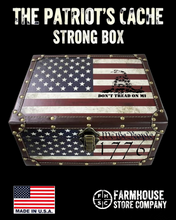 Load image into Gallery viewer, The Patriot's Cache Strong Box Old Glory & DTOM Gadsden Design