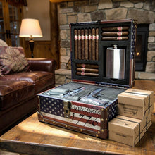 Load image into Gallery viewer, The Patriot's Cache Strong Box Old Glory & US Army Design