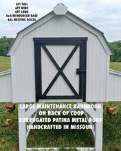 Load image into Gallery viewer, Free Range Premium Handcrafted Dutch Style Gambrel Barndominium/Bunkhouse Chicken Coop & Enclosed Run Options