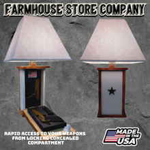 Load image into Gallery viewer, Farmhouse Gun Concealment Lamp