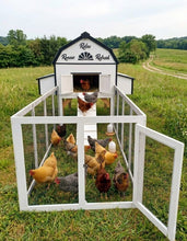 Load image into Gallery viewer, Free Range Premium Handcrafted Dutch Style Gambrel Barndominium/Bunkhouse Chicken Coop & Enclosed Run Options