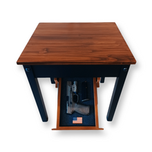 Load image into Gallery viewer, Black Tactical Gun Concealment End Table / Nightstand
