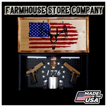 Load image into Gallery viewer, Whitetail American Flag Concealment Wall Art