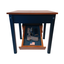 Load image into Gallery viewer, Black Tactical Gun Concealment End Table / Nightstand
