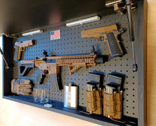 Load image into Gallery viewer, Large Charred Deluxe American Gun Concealment Flag With WTP & Gadsden Wall Art 2.0