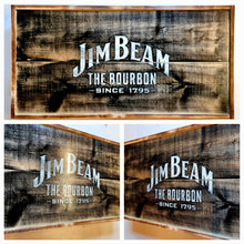 Load image into Gallery viewer, Large Jim Beam Concealment Wall Art