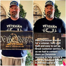 Load image into Gallery viewer, Say When Doc Holiday Large Gun Concealment Flag Wall Art