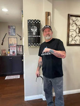 Load image into Gallery viewer, Say When Doc Holiday Large Gun Concealment Flag Wall Art