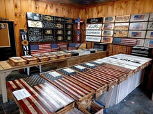 Load image into Gallery viewer, Welcome Home Deluxe Gun Concealment Flag Wall Art