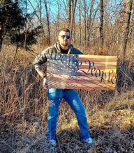 Load image into Gallery viewer, Large We The People Concealment Wall Art