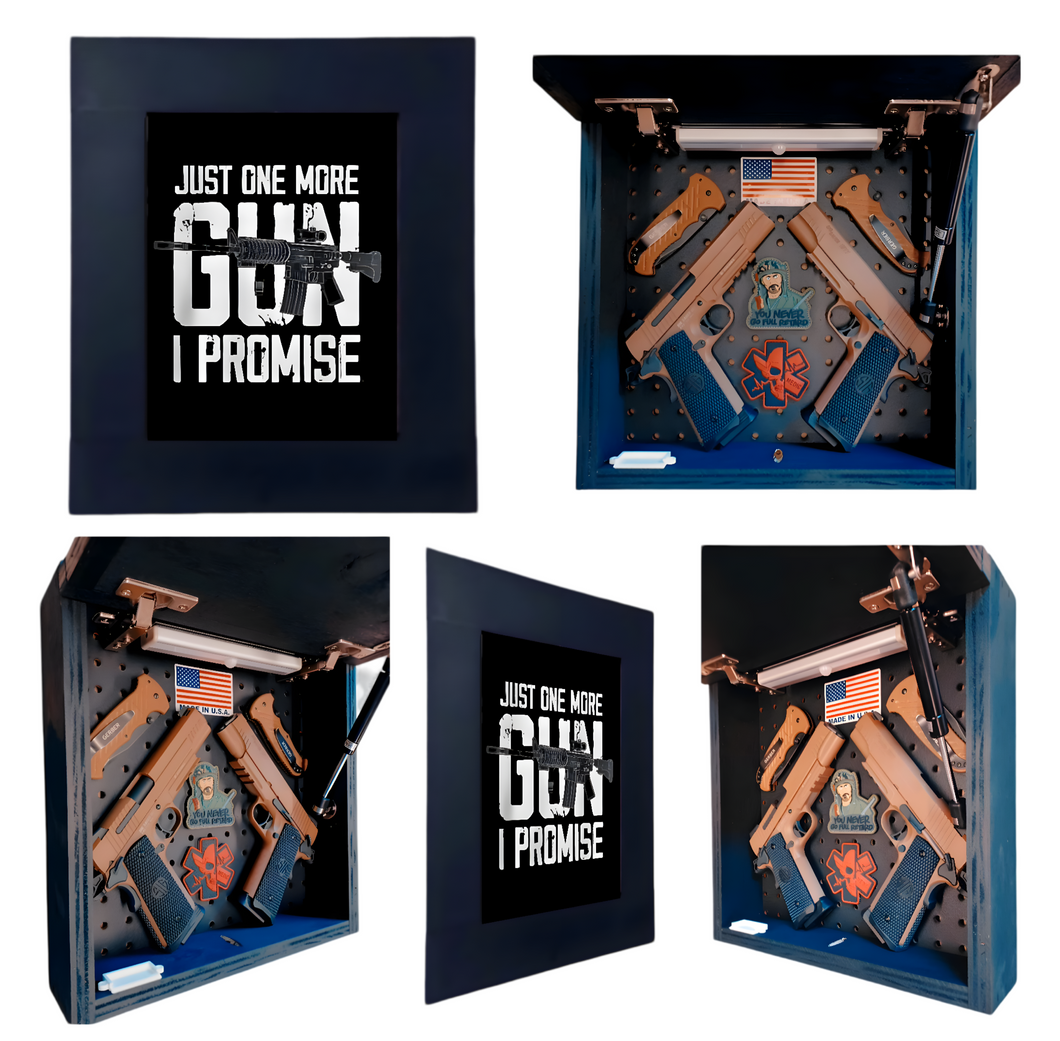 One More Gun Deluxe Gun Concealment Picture Frame