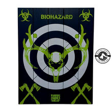 Load image into Gallery viewer, Toxic Green Wild Buck Attack Axe Throwing Target With Axe Included
