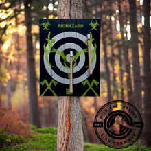 Load image into Gallery viewer, Toxic Green Wild Buck Attack Axe Throwing Target With Axe Included
